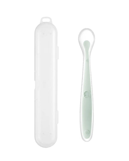 Baby Food Supplement Silicone Spoon Bells toys