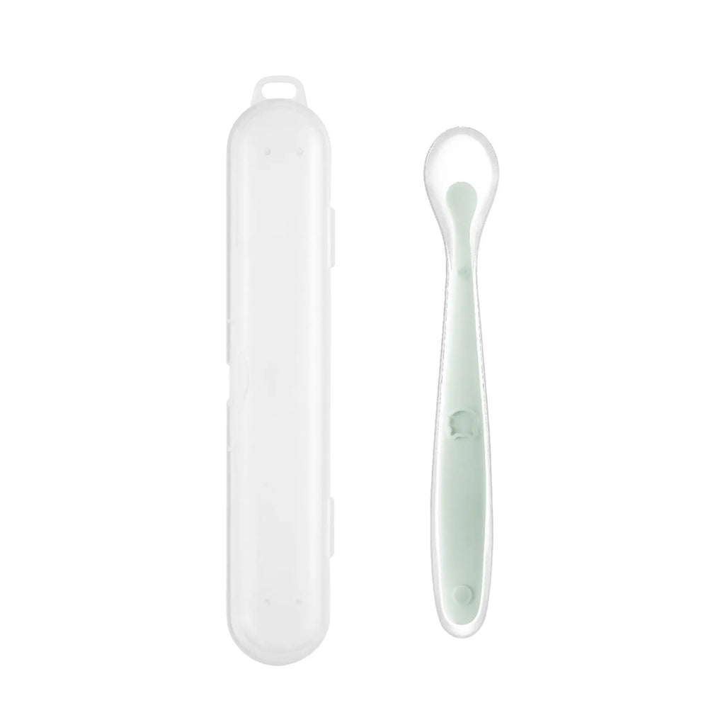 Baby Food Supplement Silicone Spoon Bells toys