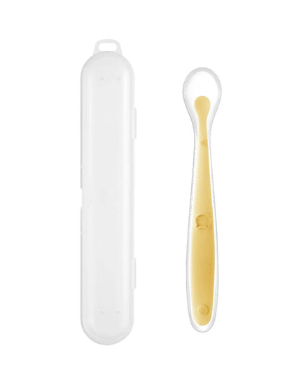 Baby Food Supplement Silicone Spoon Bells toys