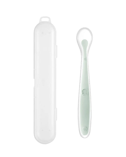 Baby Food Supplement Silicone Spoon Bells toys