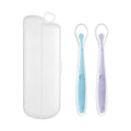 Baby Food Supplement Silicone Spoon Bells toys