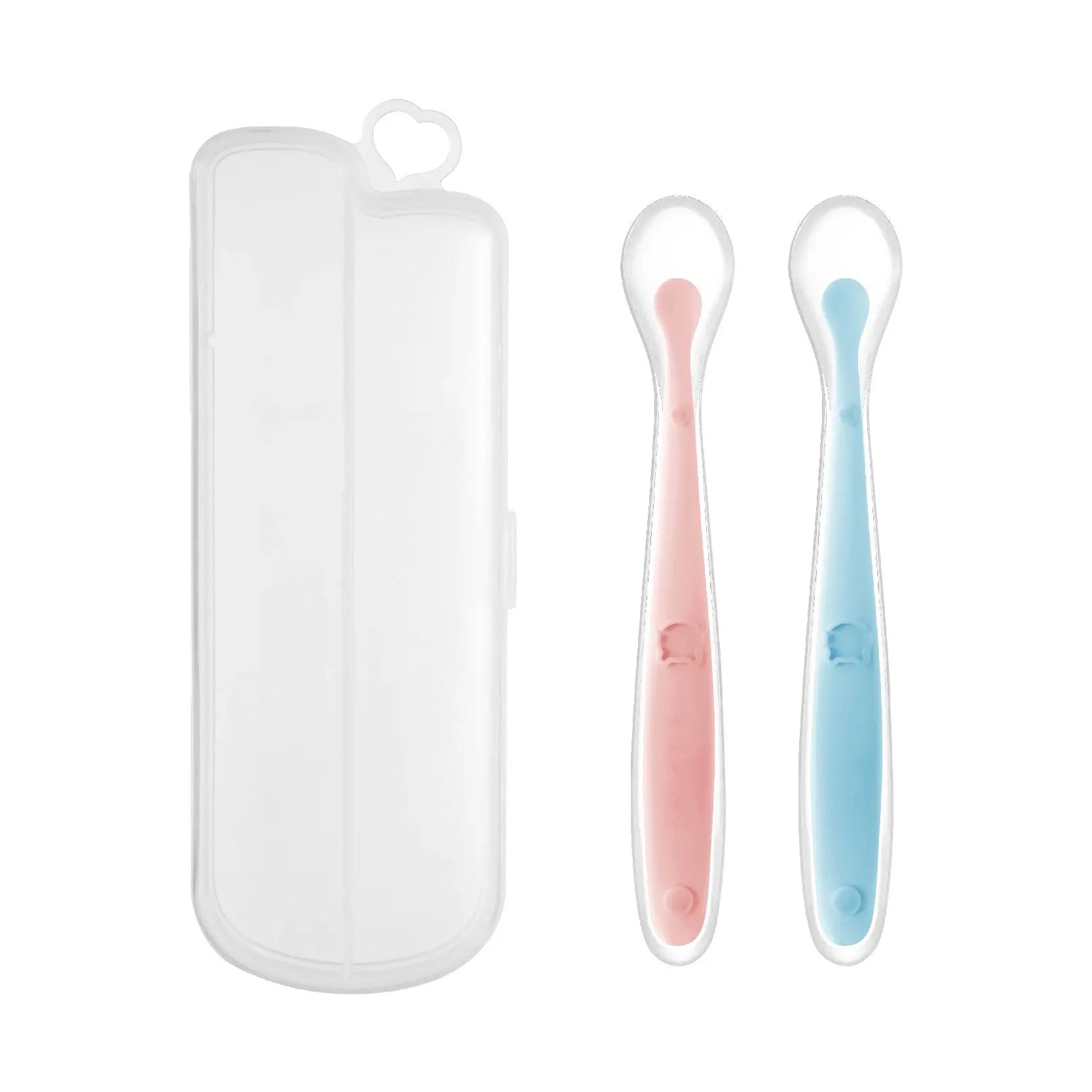 Baby Food Supplement Silicone Spoon Bells toys