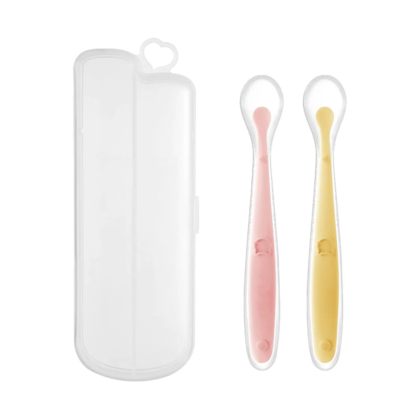 Baby Food Supplement Silicone Spoon Bells toys
