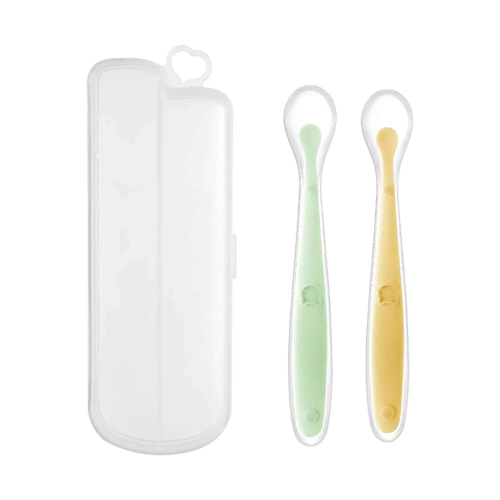 Baby Food Supplement Silicone Spoon Bells toys