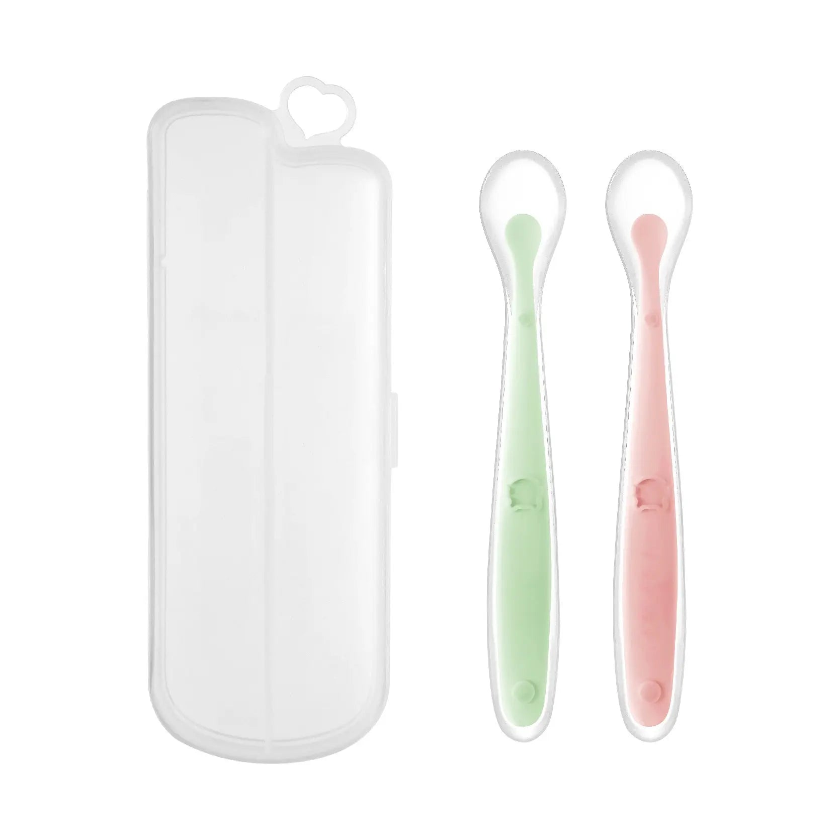 Baby Food Supplement Silicone Spoon Bells toys