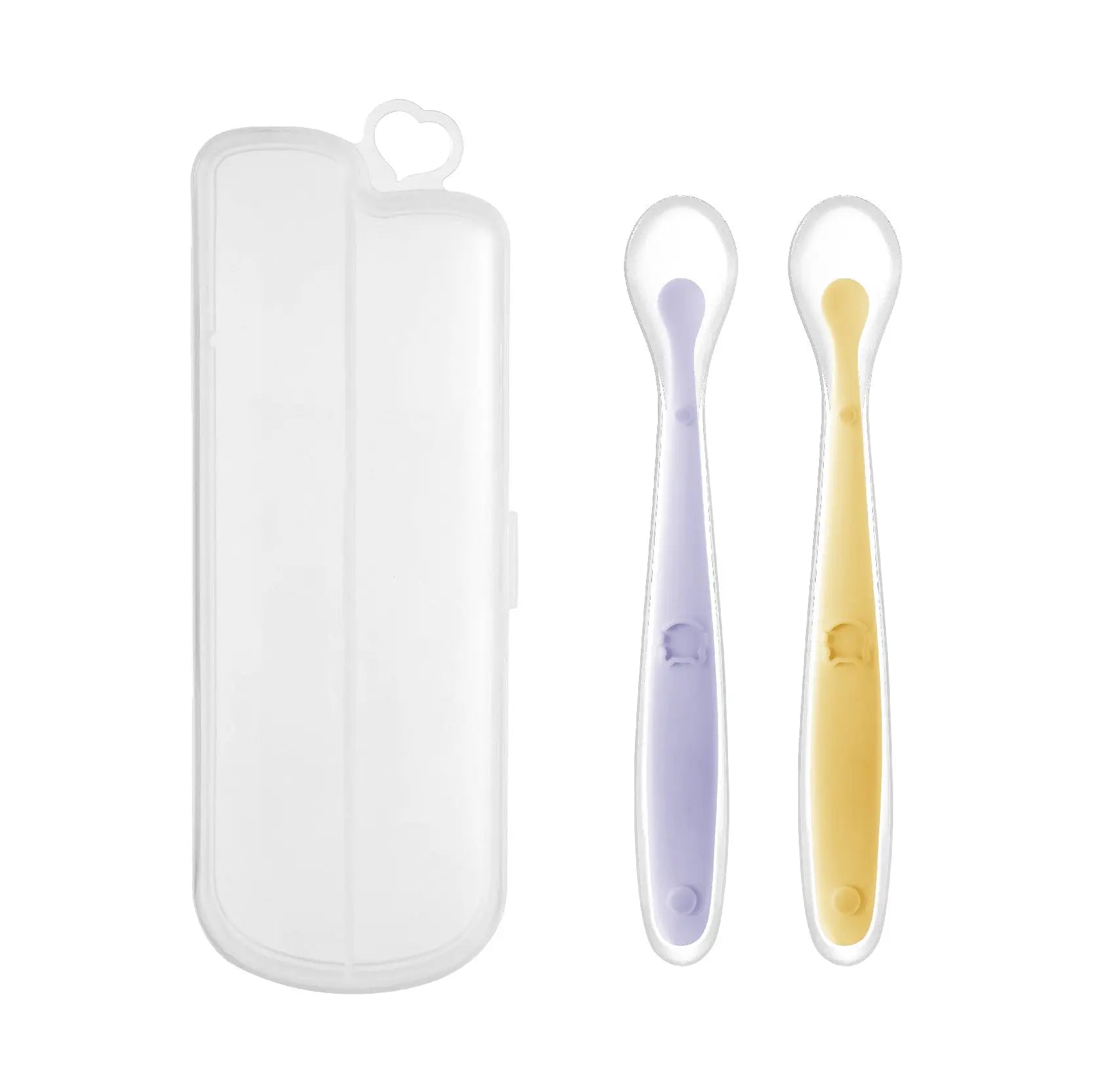 Baby Food Supplement Silicone Spoon Bells toys