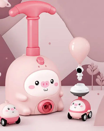 Balloon Car Toys For Babies 2 To 4 6 Years Kids Educational Air Power Balloon Car Launch Tower Montessori Toy For Children Gift beldemo5-toys2