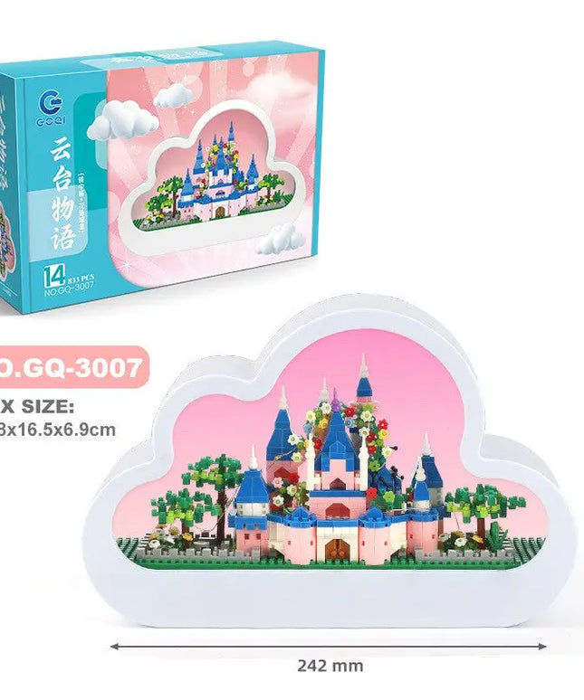 Christma New Style Assembled Building Block Toys Cloud Night Lamp Decorative Mirrors Frame LED Table Lights Creative Desk Bedroom Handmade Birthday Gifts beldemo5-toys2