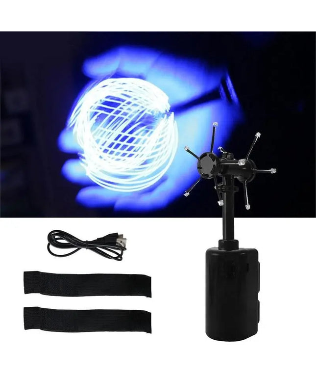 LED Light Balls Toy Luminous Rotating Floating Toy Spiral Pill Electric Toy Adjustable Spiral Pill Generator beldemo5-toys2