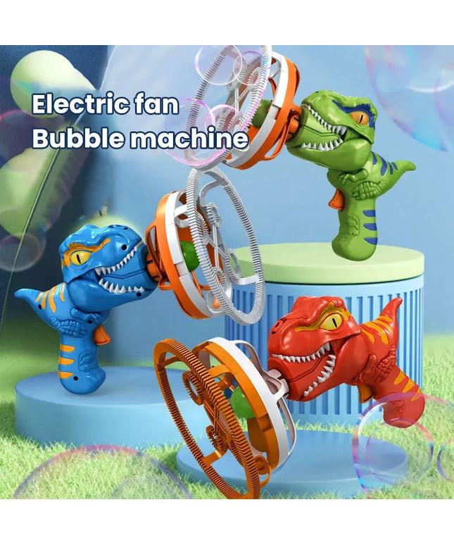 Fan Dinosaur Bubble Machine Bubble Blowing Toy Children's Handheld Bubble Machine New Cartoon Blowing Bubble Gun Toy Gift beldemo5-toys2
