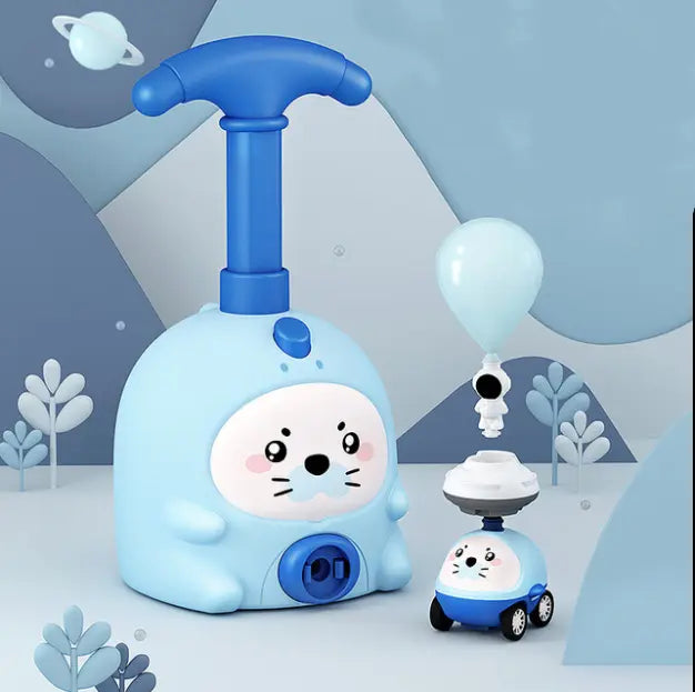 Balloon Car Toys For Babies 2 To 4 6 Years Kids Educational Air Power Balloon Car Launch Tower Montessori Toy For Children Gift beldemo5-toys2