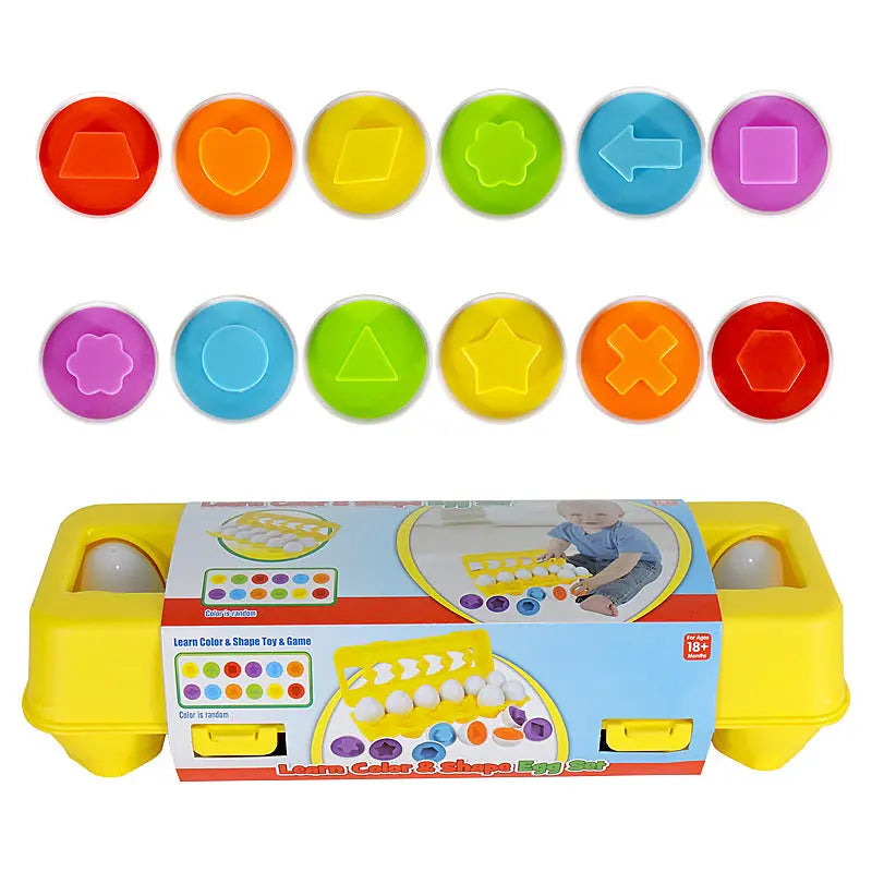 Baby Learning Educational Toy Smart Egg Toy Games Shape Matching Sorters Toys Montessori Eggs Toys For Kids Children beldemo5-toys2