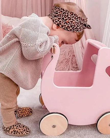 Sebra Baby Walker Moover Love Doll Stroller Small Wooden Baby Kids Over Home Stroller Toy beldemo5-toys2