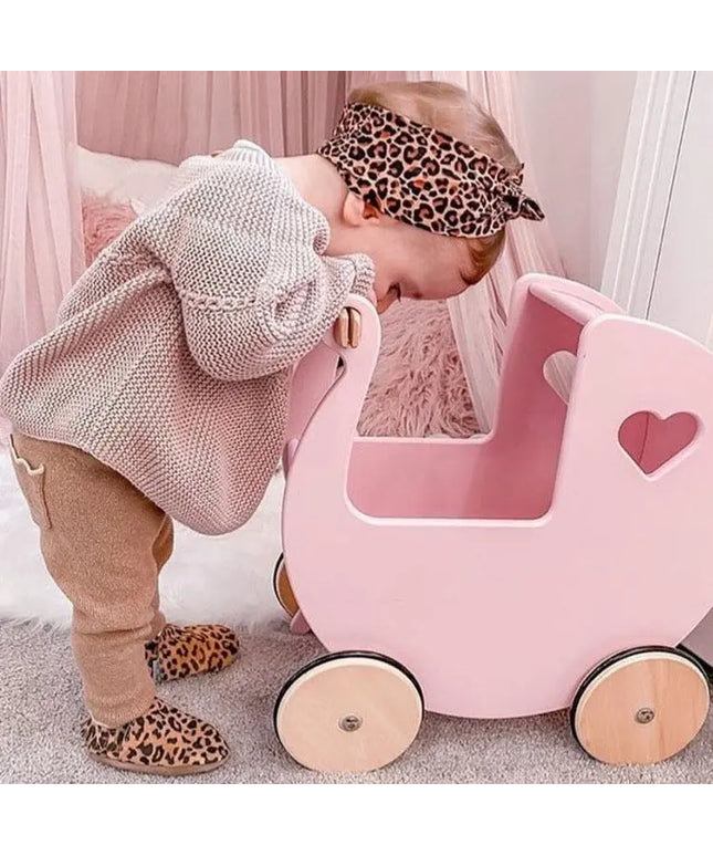 Sebra Baby Walker Moover Love Doll Stroller Small Wooden Baby Kids Over Home Stroller Toy beldemo5-toys2