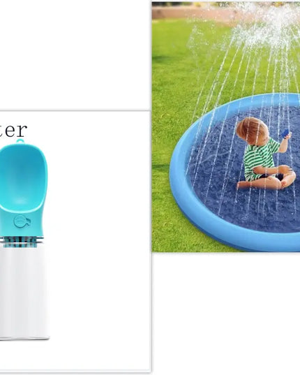 Non-Slip Splash Pad For Kids And Pet Dog Pool Summer Outdoor Water Toys Fun Backyard Fountain Play Mat beldemo5-toys2