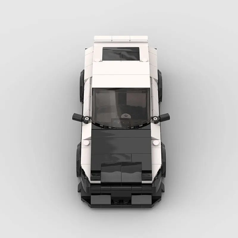 Small Particle Racing Car AE86moc Puzzle Assembled Children's Building Blocks Toy beldemo5-toys2