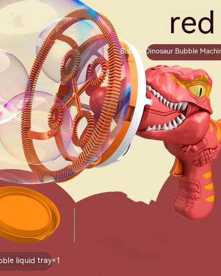 Fan Dinosaur Bubble Machine Bubble Blowing Toy Children's Handheld Bubble Machine New Cartoon Blowing Bubble Gun Toy Gift beldemo5-toys2