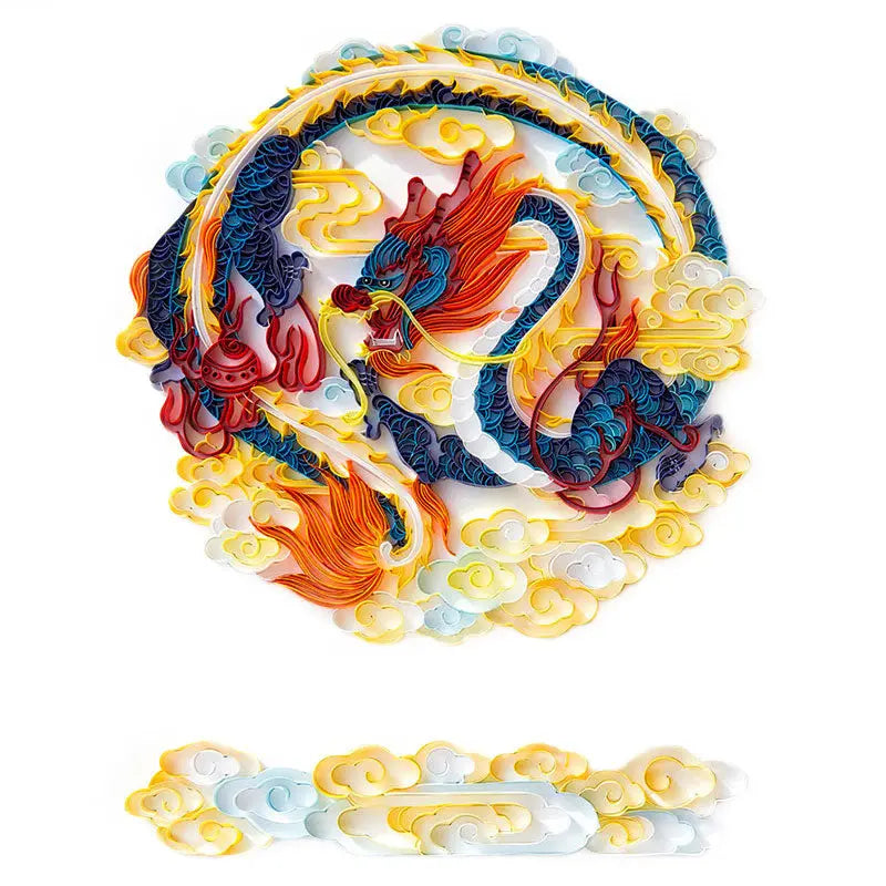 Quilted Paper Illustration Material Package Set Lobby Decoration Painting Slot beldemo5-toys2