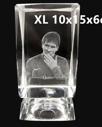 3D Laser Square Crystal Photo Frame With Love Custom Glass Cube beldemo5-toys2