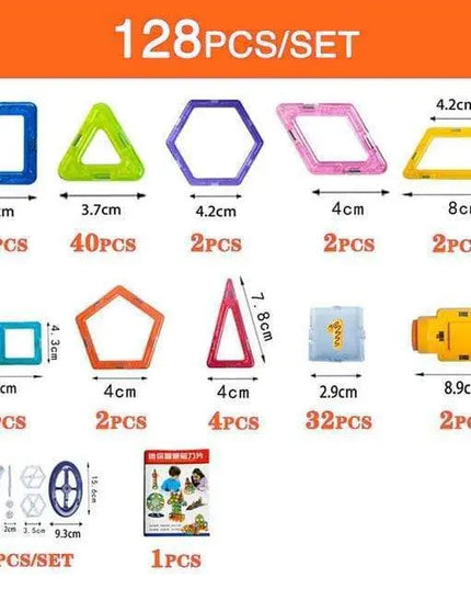 Magnetic Building Blocks DIY Magnets Toys For Kids Designer Construction Set Gifts For Children Toys beldemo5-toys2