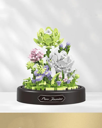 Small Particle Assembly Rose Decoration Toys beldemo5-toys2