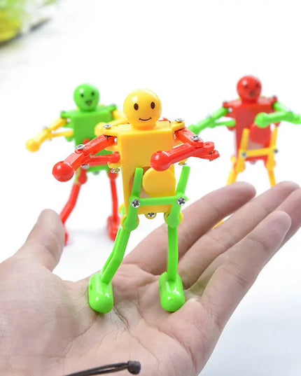 Clockwork Dancing Robot Clockwork Gymnastics Creative Small Toys Novelty Toys Christmas Goods Gift For Kids Fidget Toys beldemo5-toys2