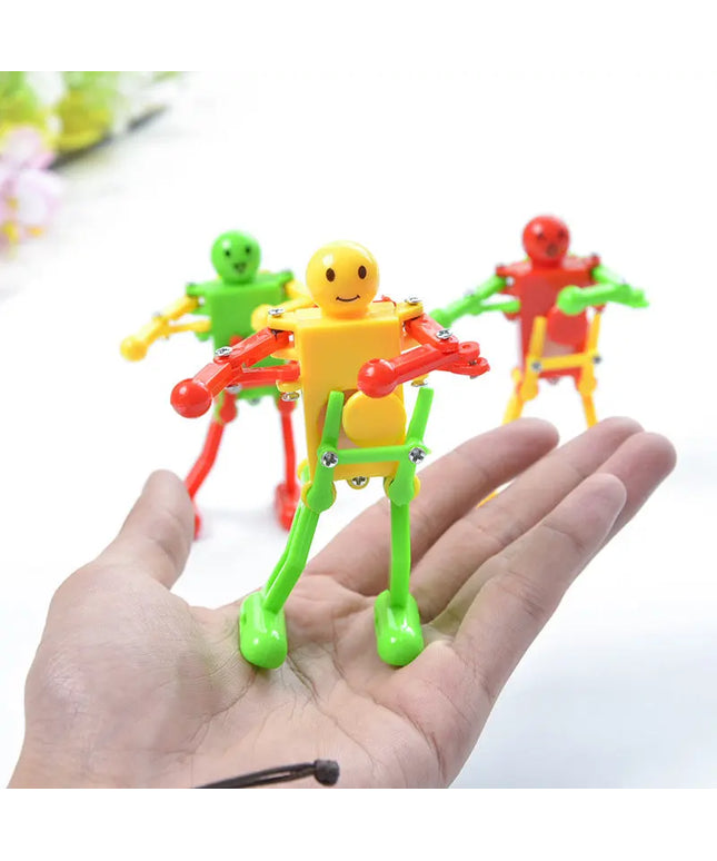 Clockwork Dancing Robot Clockwork Gymnastics Creative Small Toys Novelty Toys Christmas Goods Gift For Kids Fidget Toys beldemo5-toys2