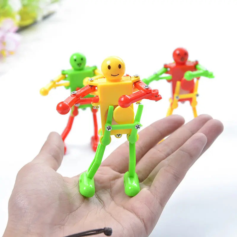 Clockwork Dancing Robot Clockwork Gymnastics Creative Small Toys Novelty Toys Christmas Goods Gift For Kids Fidget Toys beldemo5-toys2