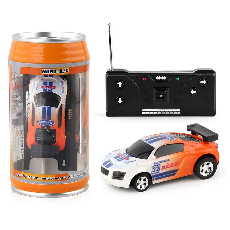 Coke Can Mini RC Car Radio Remote Control Micro Racing Car 4 Frequencies beldemo5-toys2