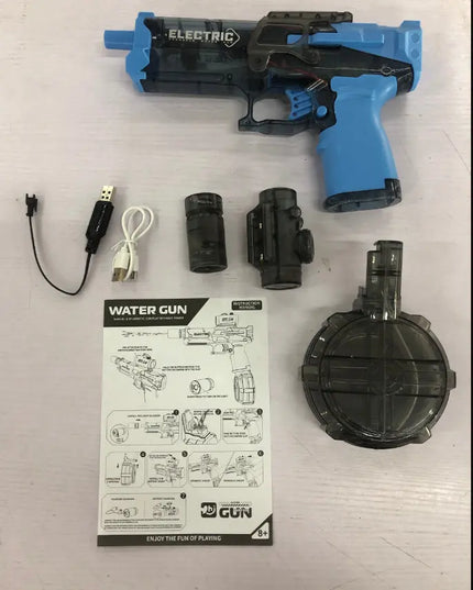 Fire Rat Electric Water Pistol Cool Light Full Automatic Water Spray Gun Summer Toy Sports Entertainment Children Gifts AC223 beldemo5-toys2