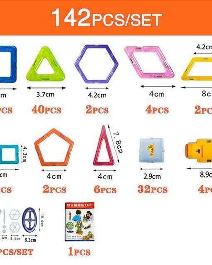 Magnetic Building Blocks DIY Magnets Toys For Kids Designer Construction Set Gifts For Children Toys beldemo5-toys2