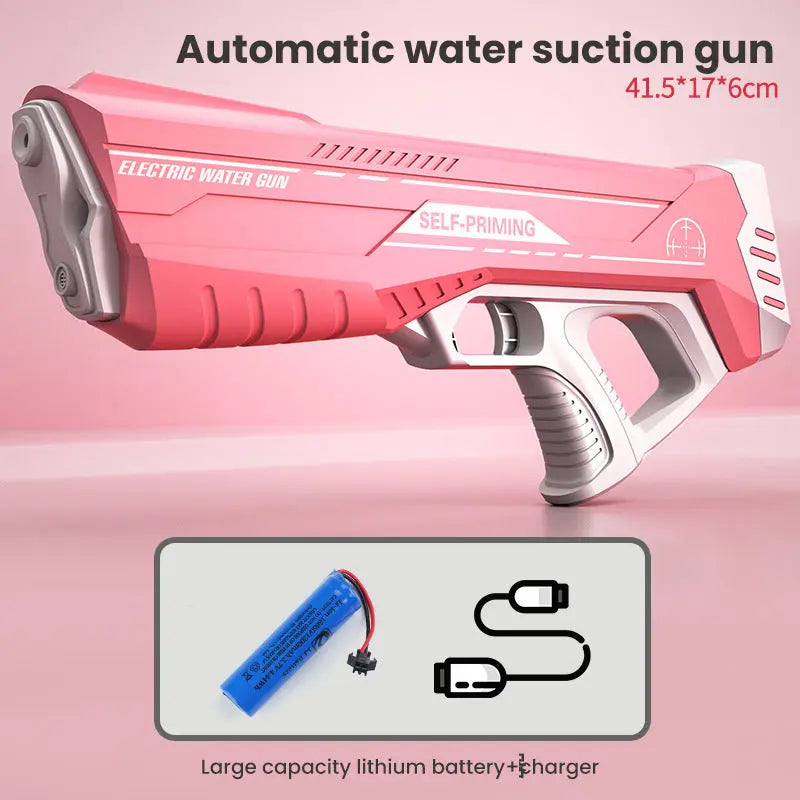 Space Water Gun Electric Automatic Water Absorption Water Fights Toy Outdoor Beach Swimming Pool Bath Toys For Children Kid Gift beldemo5-toys2
