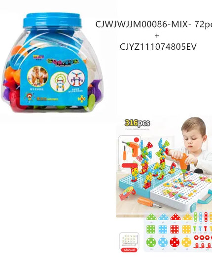 Educational Toy DIY Puzzle Tower Soft Building Blocks beldemo5-toys2