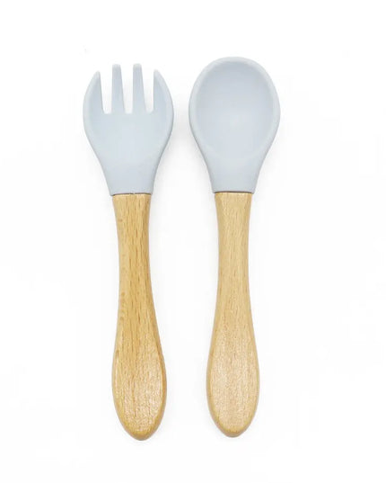 Meal Training Baby Cutlery Fork And Spoon Set Bells toys