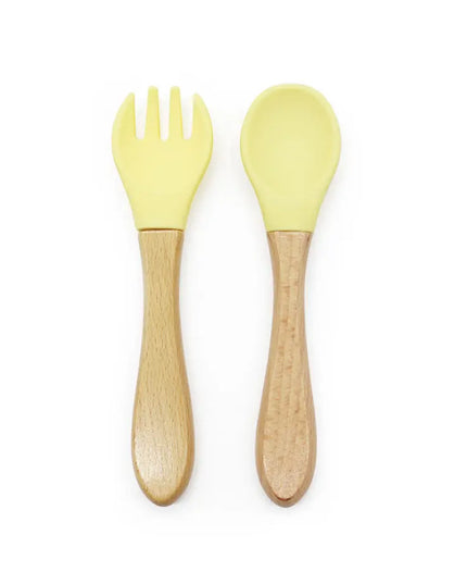 Meal Training Baby Cutlery Fork And Spoon Set Bells toys