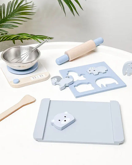 Children's Wooden Play House Baking Assembled Toys Bells toys