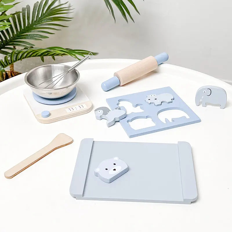 Children's Wooden Play House Baking Assembled Toys Bells toys