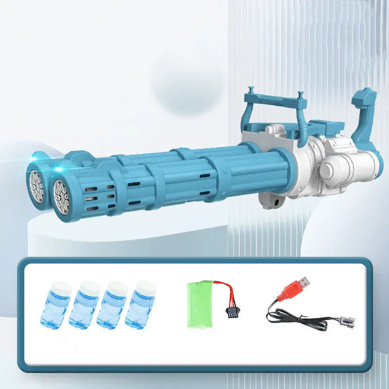 Super Big Double-Tube Bubble Gun Machine Outdoor Blowing Soap Bubble Maker Toy Automatic Water Toy For Children Birthday Party beldemo5-toys2