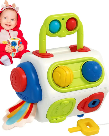 9 In 1 Busy Cube Baby & Toddler Toys Montessori Sensory Toys For Toddlers 1 2 3 Year Old Fidget Busy Board Learning Toys beldemo5-toys2