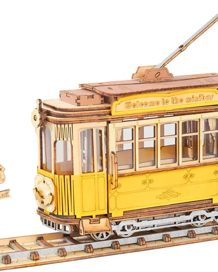 Robotime Rolife Vintage Car Model 3D Wooden Puzzle Toys For Chilidren Kids beldemo5-toys2