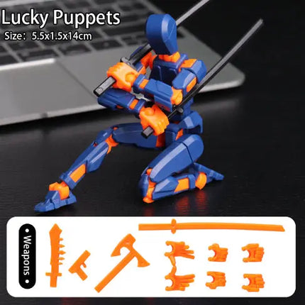 Multi-Jointed Movable Shapeshift Robot 2.0 3D Printed Mannequin Dummy Action Model Doll Toy Kid Gift beldemo5-toys2