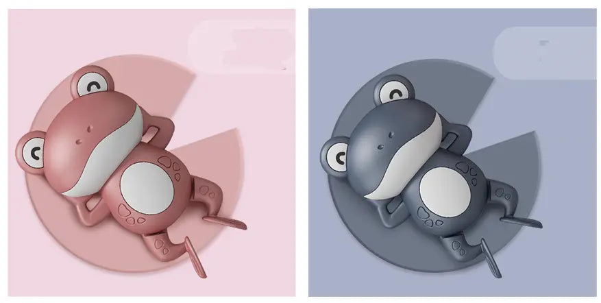 Little Frog Bath Toy, Baby Bathroom, Wind-Up Wind-Up Floating Toy beldemo5-toys2