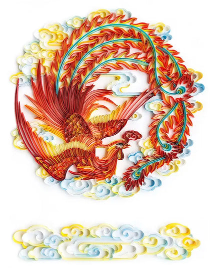 Quilted Paper Illustration Material Package Set Lobby Decoration Painting Slot beldemo5-toys2