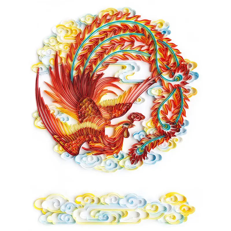 Quilted Paper Illustration Material Package Set Lobby Decoration Painting Slot beldemo5-toys2