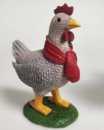 Chicken With Scarf Holiday Decoration beldemo5-toys2