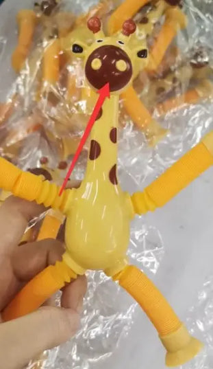 Giraffe Tubes Sensory Toys Novelty Spring Fidget Toy Stretch Tube Stress Relief Toy For Kid Birthday Gift Party Favors beldemo5-toys2
