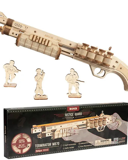 Robotime Gun Blocks Model Buliding Kit Toys Gift For Children Kids Boys Birthday Gift beldemo5-toys2