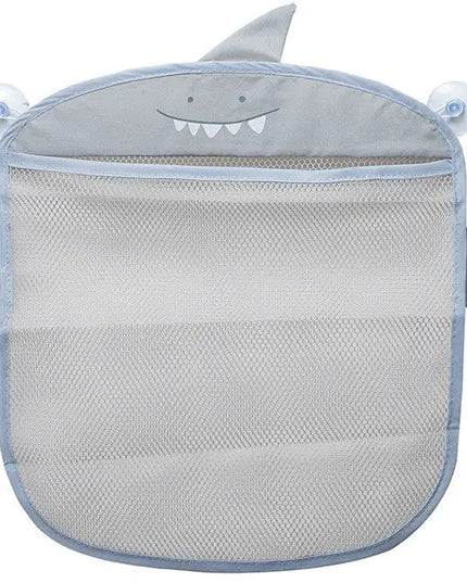 New Baby Bathroom Mesh Bag Sucker Design For Bath Toys Kids Basket Cartoon Animal Shapes Cloth Sand Toys Storage Net Bag Bells toys