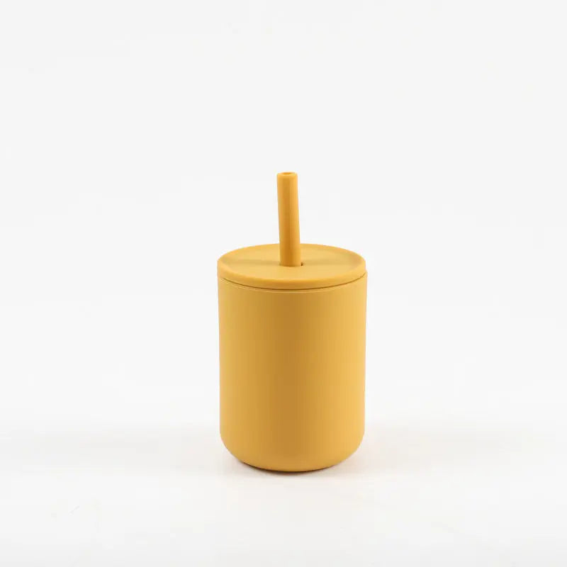 Food Grade Silicone Baby Straw Cup Bells toys