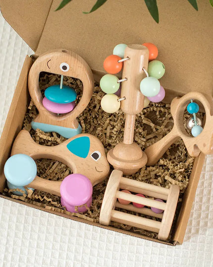 Newborn Baby Beech Educational Toys Bells toys